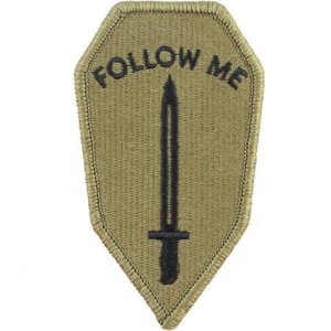 Army Patch: Infantry School, embroidered on OCP