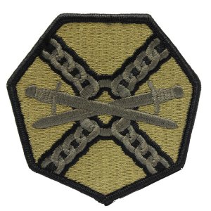 Army Patch: Installation Management Command, embroidered on OCP