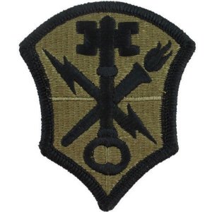 Army Patch: Intelligence and Security Command, embroidered on OCP