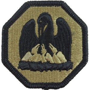 Army Patch: Louisiana National Guard, embroidered on OCP