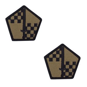 Army Patch: Military Entrance Processing, embroidered on OCP