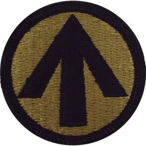 Army Patch: Military Surface Deployment, embroidered on OCP