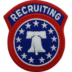 Army Patch: Recruiting Command, color