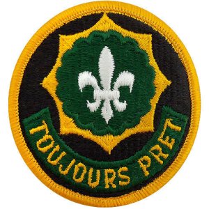 Army Patch: Second Cavalry Regiment, color