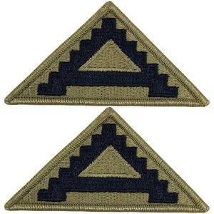 Army Patch: Seventh -7th embroidered on OCP
