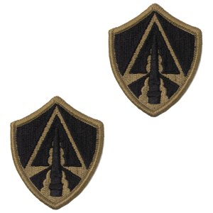 Army Patch: Space Command, embroidered on OCP