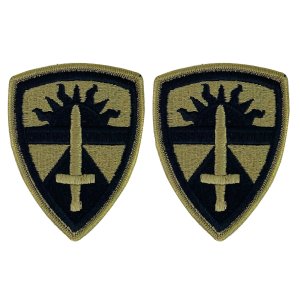 Army Patch: Test and Evaluation Command, embroidered on OCP