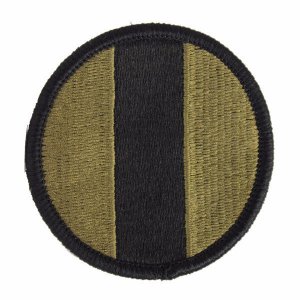 Army Patch: Training and Doctrine Command: TRADOC, embroidered on OCP
