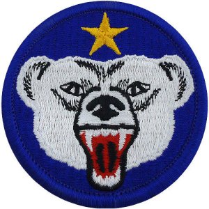 Army Patch: US Alaska Defense Command, color