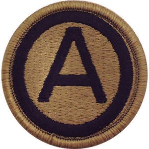 Army Patch: US Central, embroidered on OCP