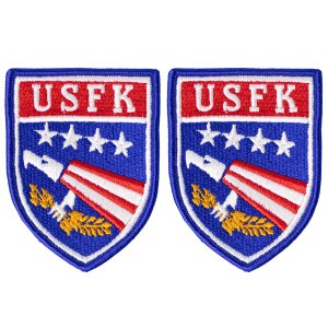 Army Patch: US Element US Forces Korea, Full Color embroidery