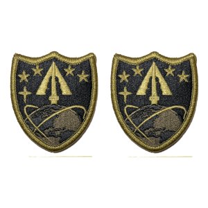 Army Patch: US Element US Space Command, embroidered on OCP