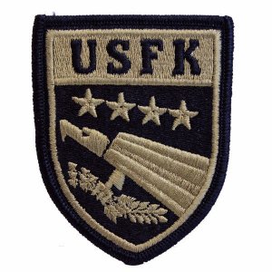 Army Patch: US Forces Korea, embroidered on OCP