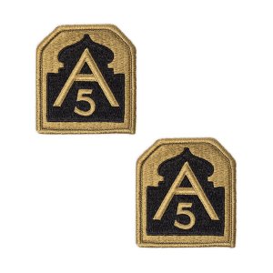 Army Patch: US North, embroidered on OCP
