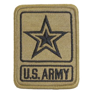 Army Patch: US Star Logo, embroidered on OCP
