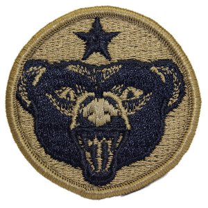 Army Patch: USA. Alaska Defense Command, embroidered on OCP