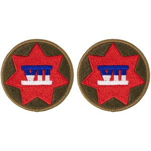 Army Patch: VII Corps (7th Corps), color