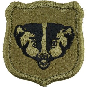 Army Patch: Wisconsin National Guard, embroidered on OCP