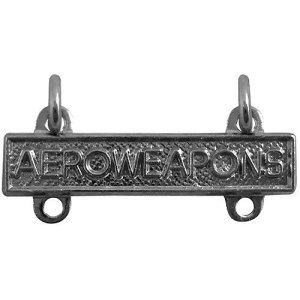 Army Qualification Bar: Aero Weapons, mirror finish