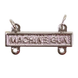 Army Qualification Bar: Machine Gun, mirror finish