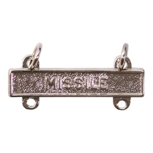 Army Qualification Bar: Missile, mirror finish