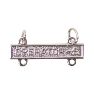 Army Qualification Bar: Operator S, mirror finish