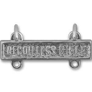 Army Qualification Bar: Recoilless Rifle, mirror finish