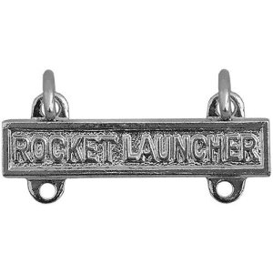 Army Qualification Bar: Rocket Launcher, mirror finish