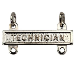 Army Qualification Bar: Technician, mirror finish
