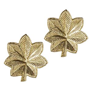 Army Rank Insignia: Major, 22k Gold Plated