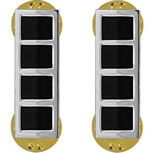 Army Rank Insignia: Warrant Officer 4, nickel plated
