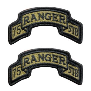 Army Scroll Patch: 75th Ranger Regiment Special Troops Battalion, embroidered on OCP