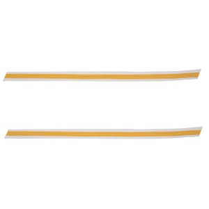 Army Service Stripe: Gold Embroidered on White, female, set of 1