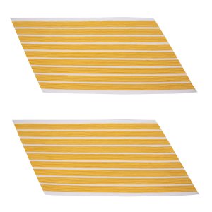 Army Service Stripe: Gold Embroidered on White, male, set of 9