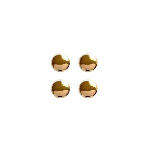 Army Shirt Studs: Gold Plated, set of 4