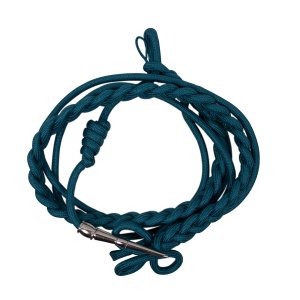 Army Shoulder Cord: 2720 ROTC Blue with Silver Tip