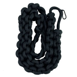 Army Shoulder Cord: 2723 Interwoven One Color Black, thick