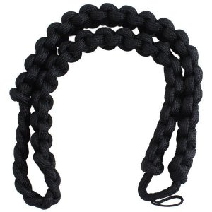 Army Shoulder Cord: 2723 Interwoven One Color Black/Chaplain