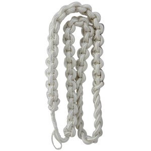 Army Shoulder Cord: 2723 Interwoven White