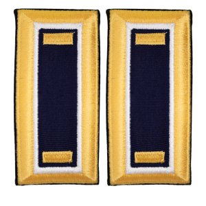 Army Shoulder Strap: 2nd Lieutenant Judge Advocate Male