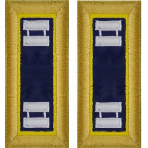 Army Shoulder Strap: Captain Chemical