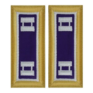 Army Shoulder Strap: Captain Civil Affairs, female