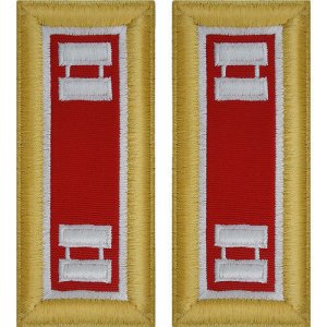 Army Shoulder Strap: Captain Engineer