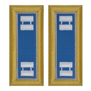 Army Shoulder Strap: Captain Military Intelligence, female