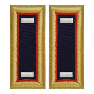 Army Shoulder Strap: First Lieutenant Adjutant General, female