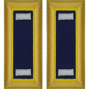 Army Shoulder Strap: First Lieutenant Chemical