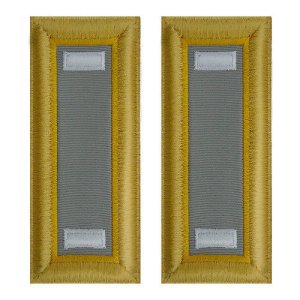 Army Shoulder Strap: First Lieutenant Finance, female