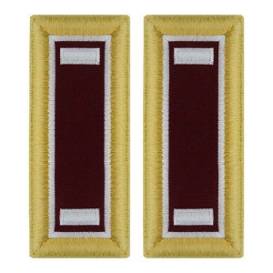 Army Shoulder Strap: First Lieutenant Medical, female