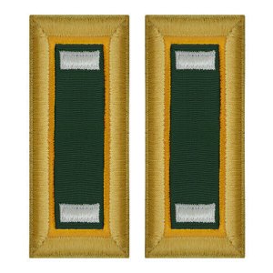 Army Shoulder Strap: First Lieutenant Military Police, female