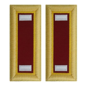 Army Shoulder Strap: First Lieutenant Transportation, female